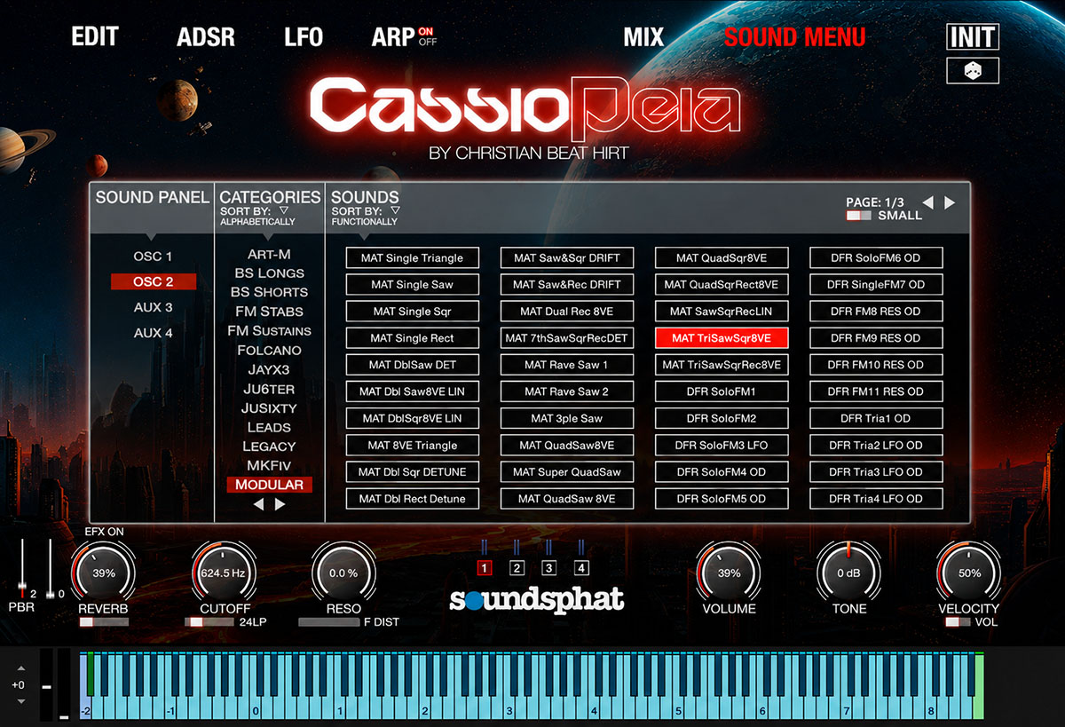 Cassiopeia - 08 - Sound Menu
