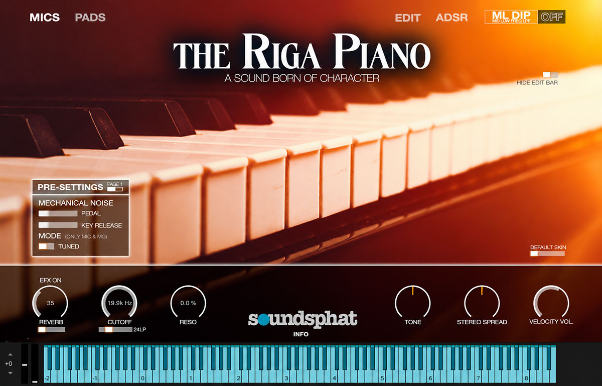 The Riga Piano - 01 - Main UI Page