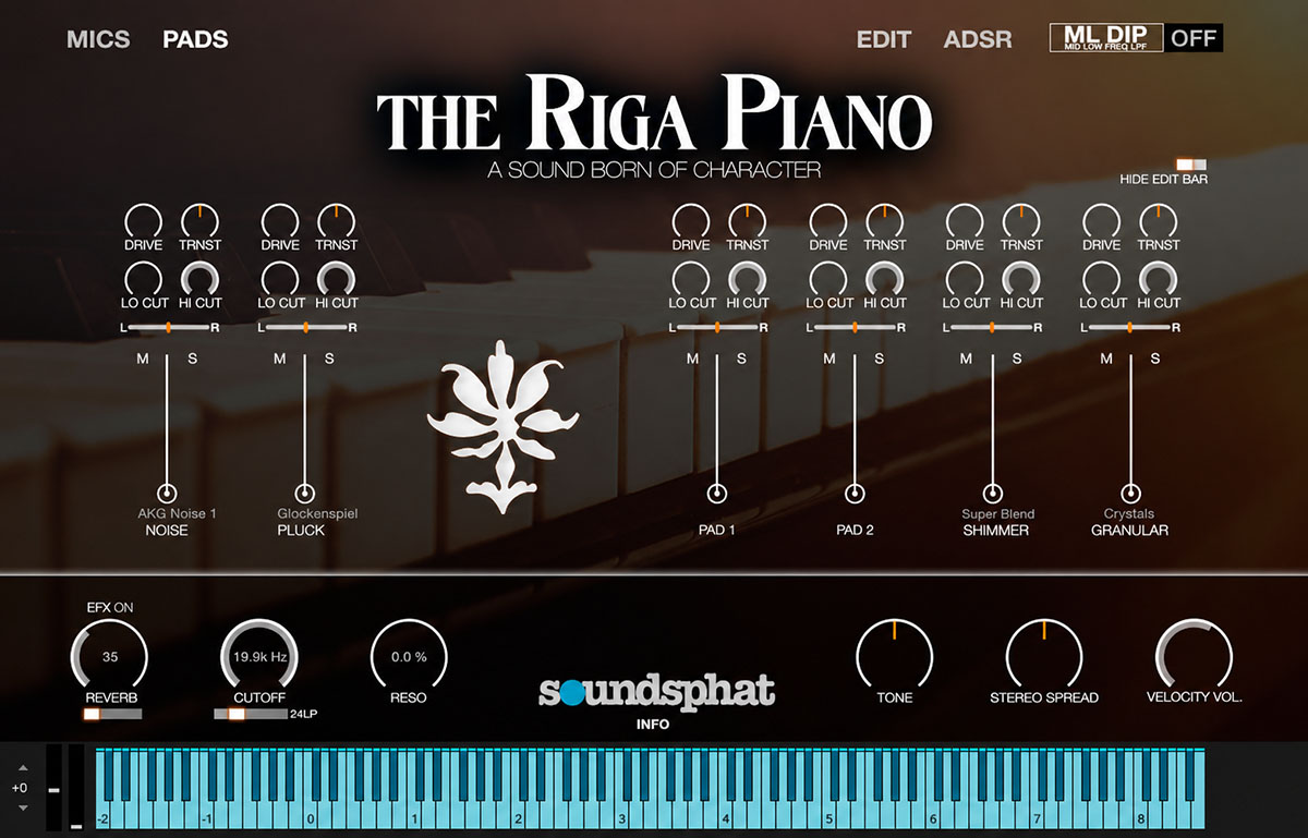 The Riga Piano - 04 - Pads no Menu Page